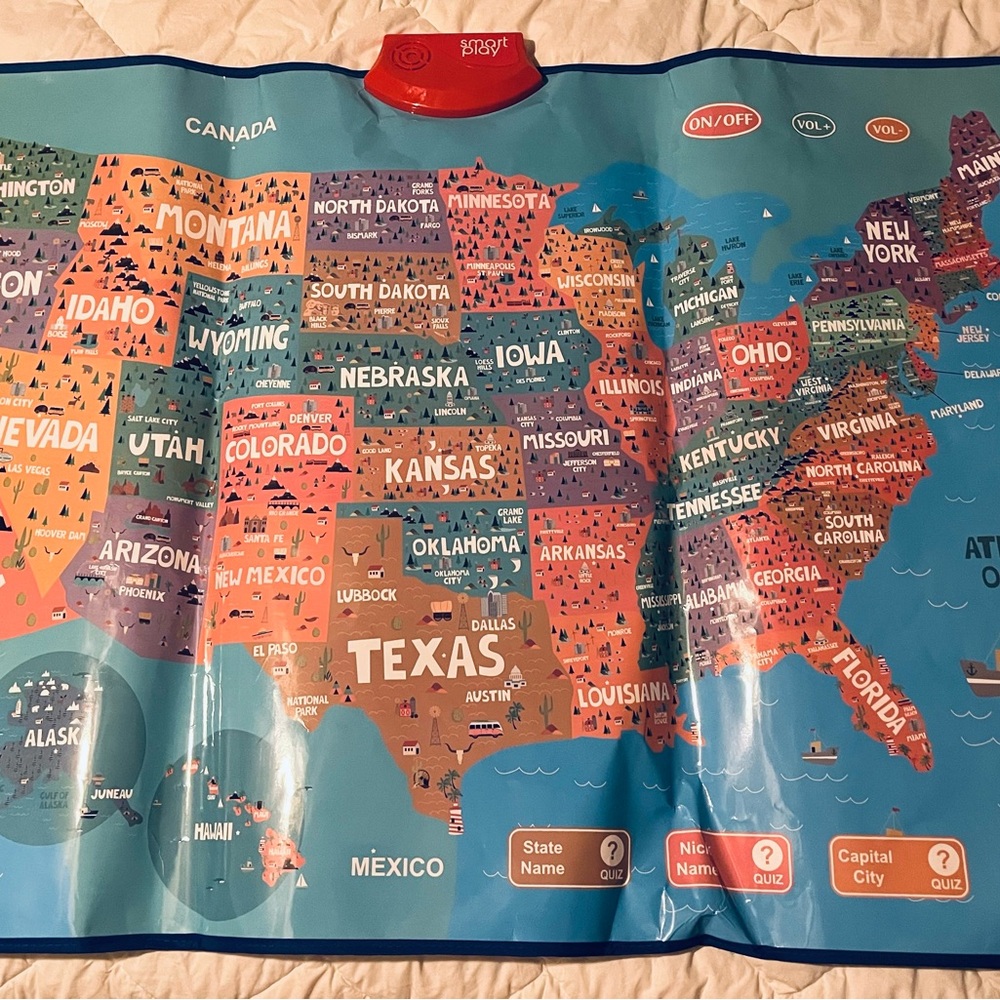 Interactive/Sound USA Map for Kids